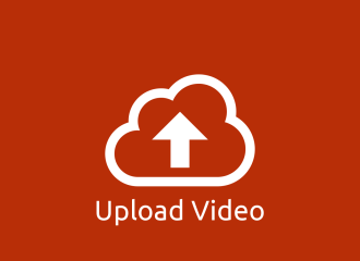 Upload Video, a cloud pictogram with an arrow pointing up