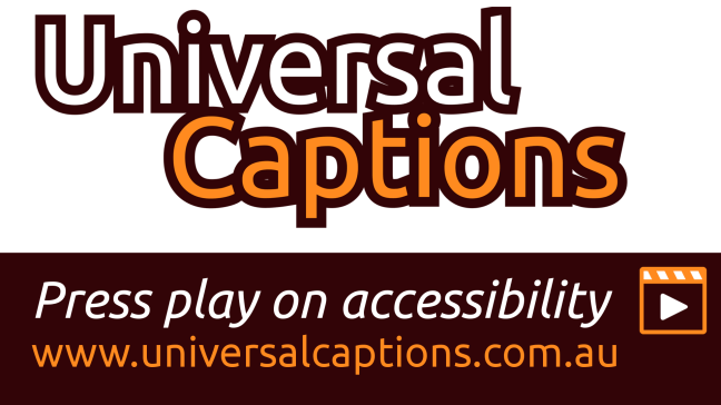 Fiverr order for Universal Captions video